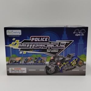Police Motorcycle With Lights And Sounds Toy Aged 3+